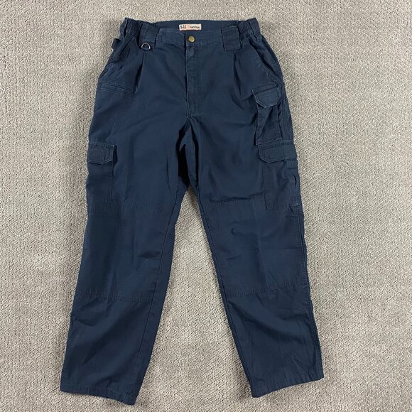 5.11 Tactical Series Ripstop Cargo Pants Men's 34 x 30 Measures 30 x 29 Blue - Picture 1 of 12